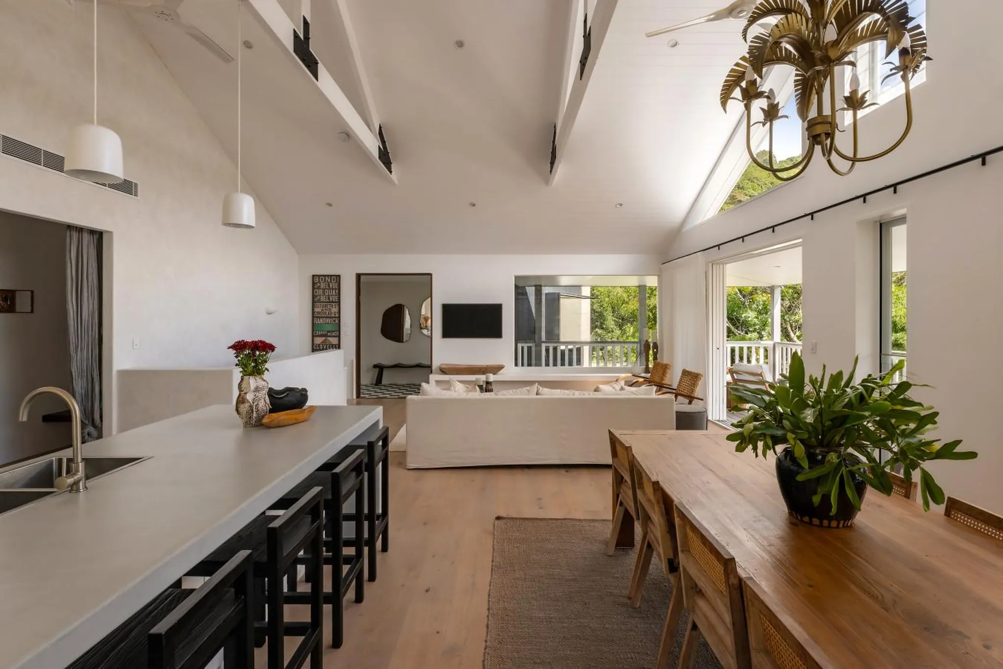 Palmcliff House | Architectural Coastal Pad | Pool & Firepit