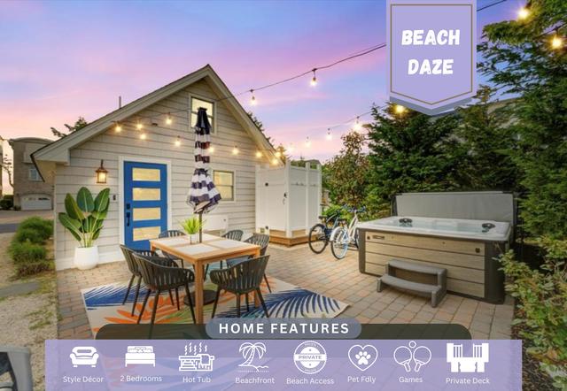 Beach Daze|Beachfront Bungalow+HotTub+Beach Access