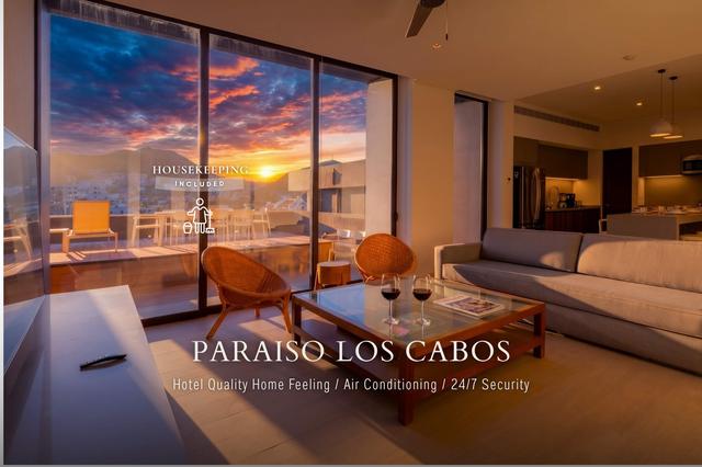 Stylish 3BR in Marina Cabo | Gym & Outdoor Dining