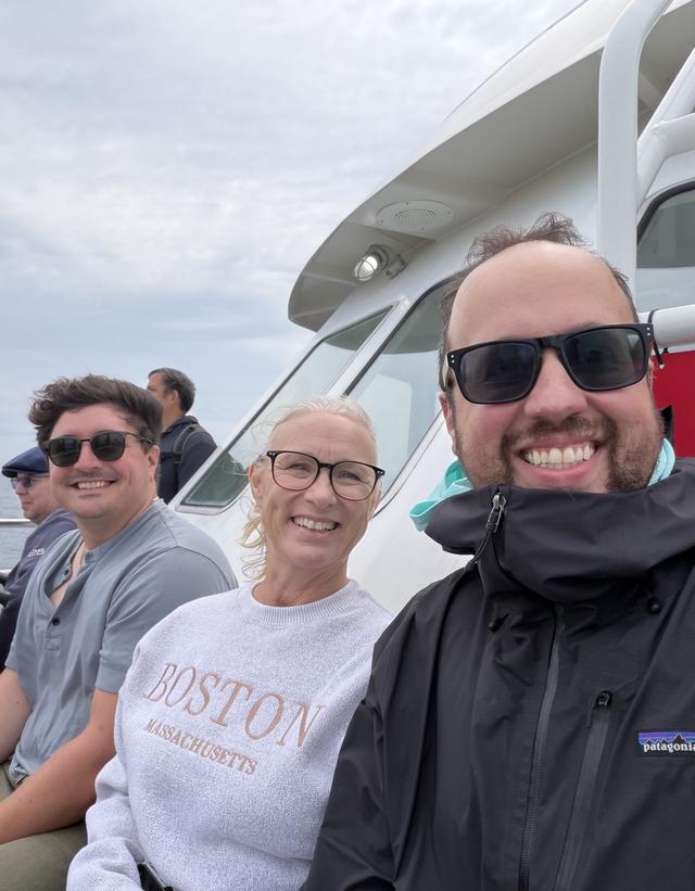 The Stay On The Cape team on an end-of-season Cape Cod whale watch