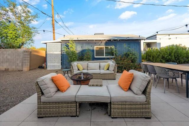 Boho 2BR with Fire Pit + Workspaces | Near Airport