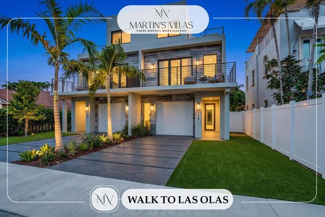 Walk to LasOlas | 4BR | Htd Pool | 5 mins to Beach