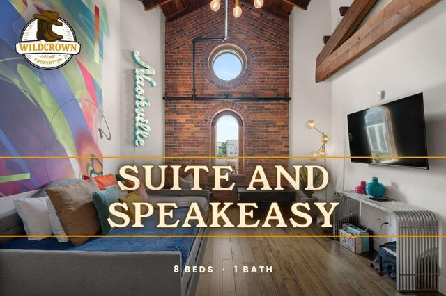 7 Bed Downtown Loft with Pool & Speakeasy