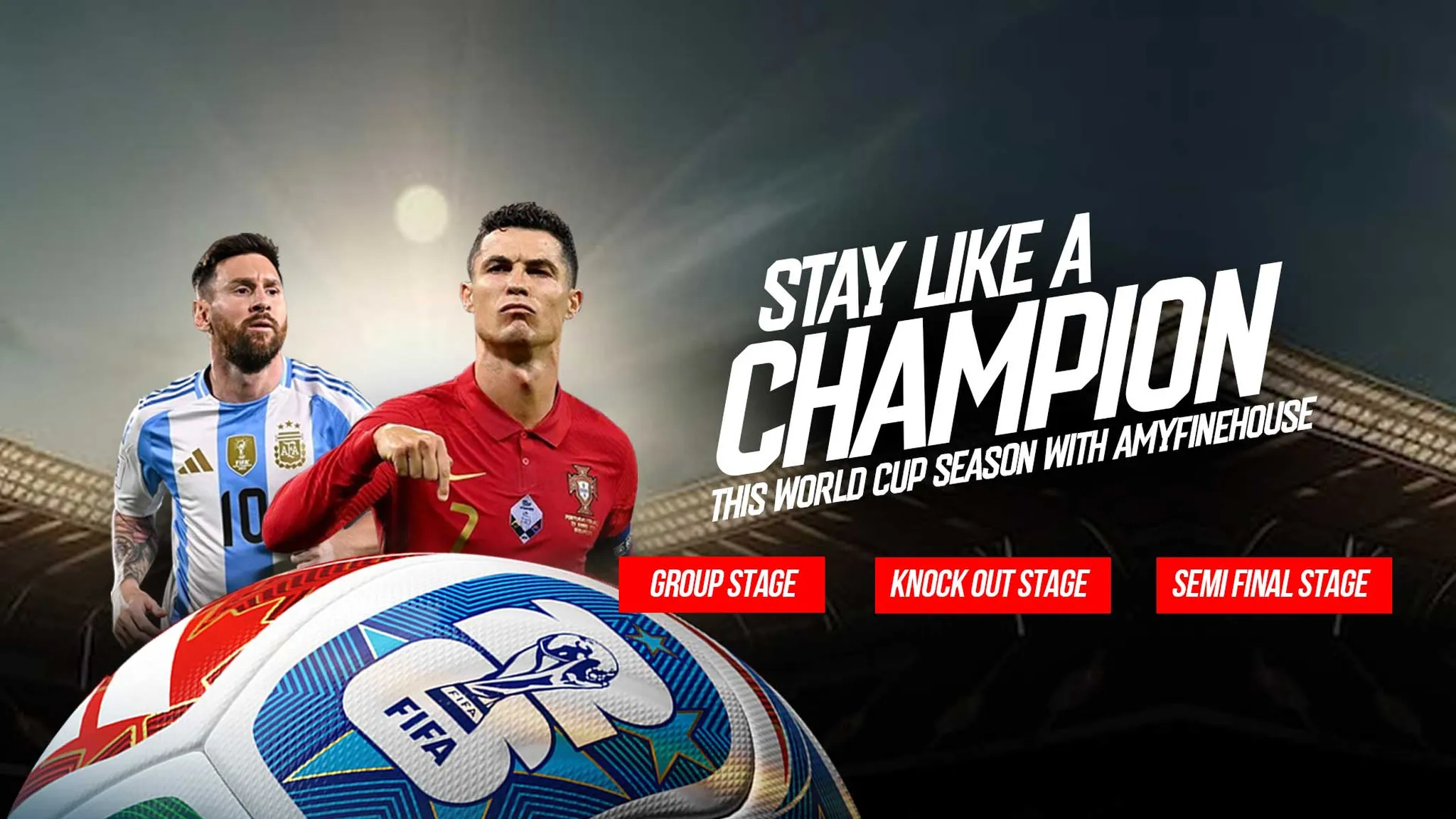 All-inclusive hospitality packages with transportation to matches, Fan Fest, and more.