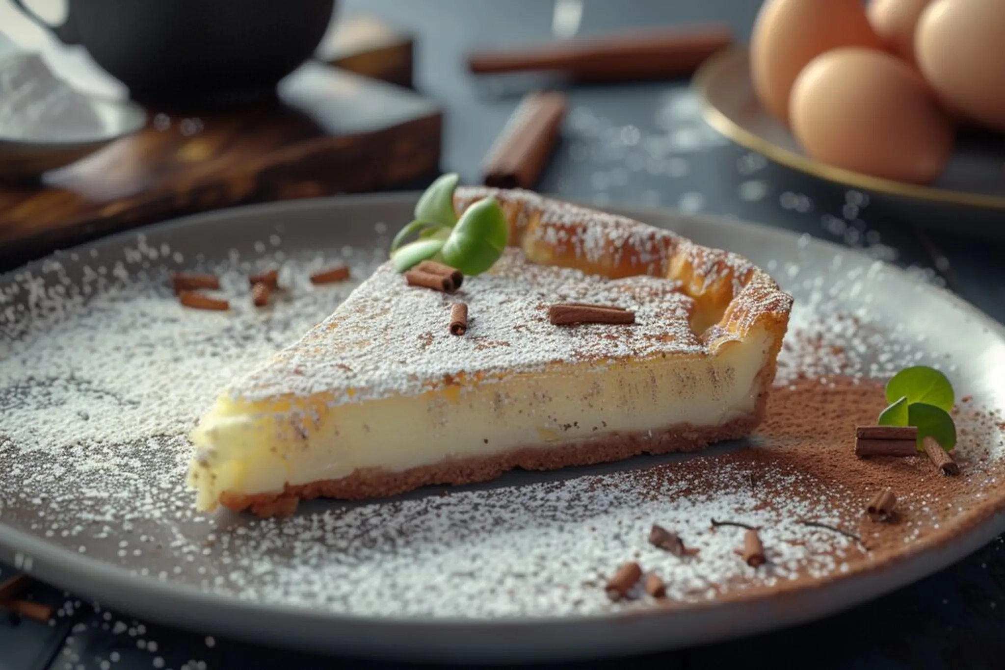 Traditional South African Milk Tart Recipe