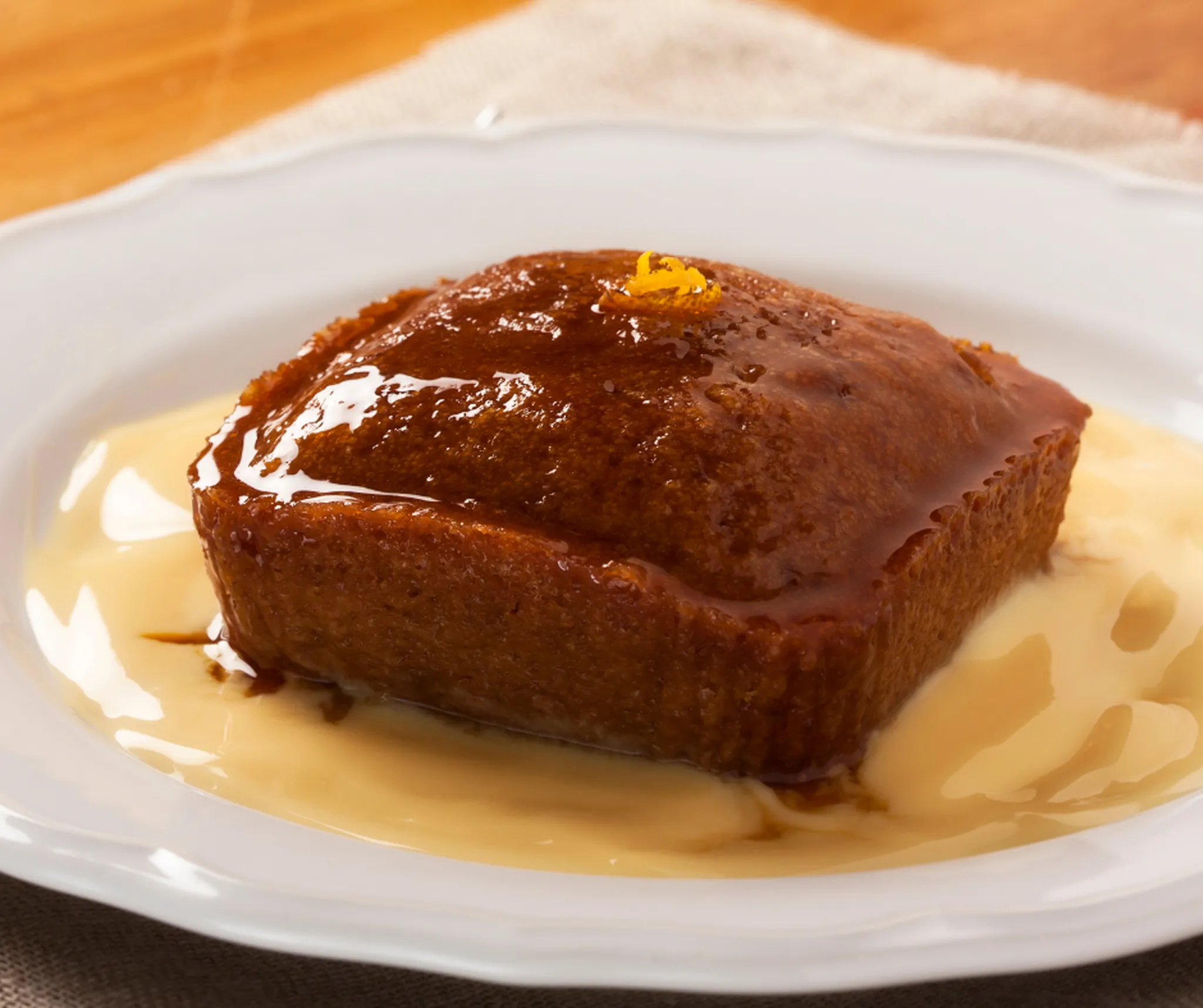 Traditional South African Malva Pudding at 9 Arc House Family Villa