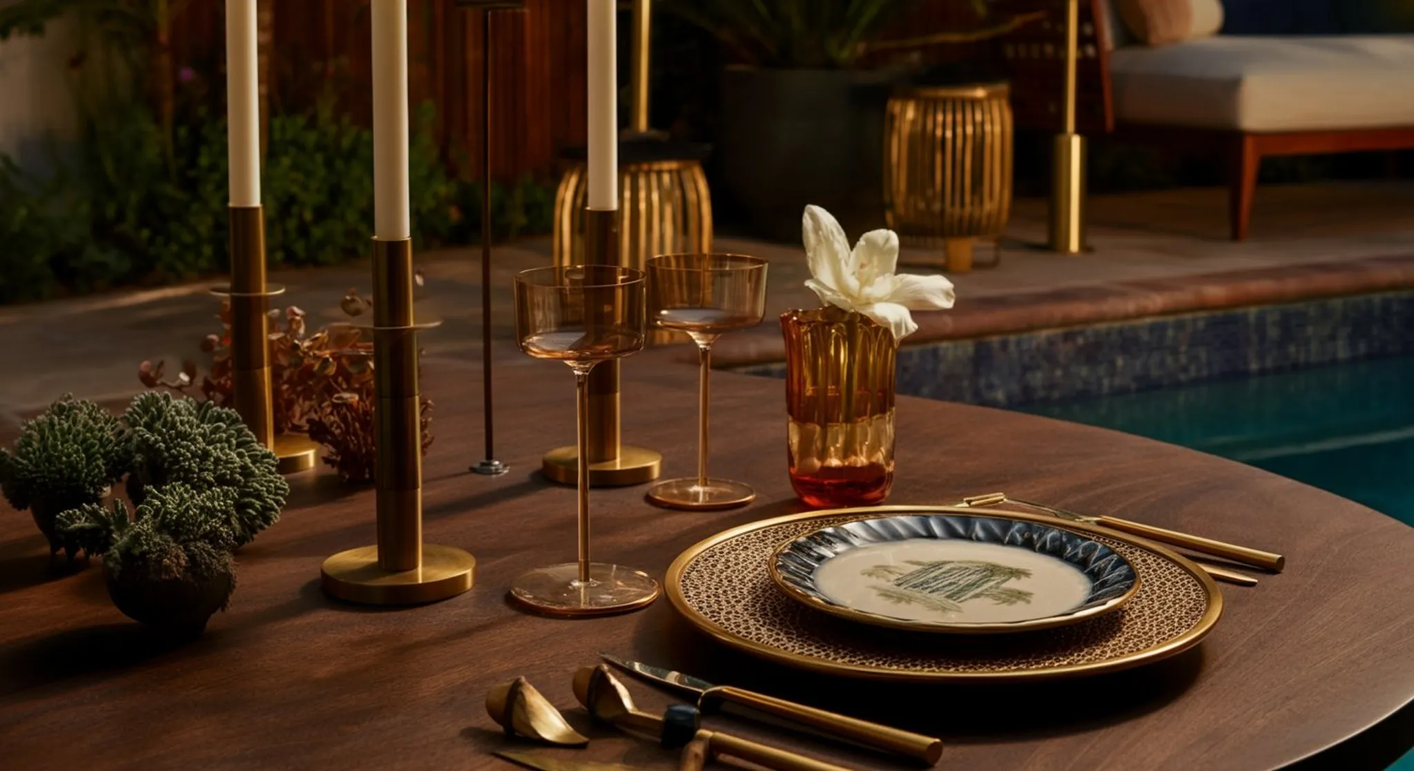 Intimate close-up still life that reinforces the section theme "Anticipated Needs", warm window light, shallow depth-of-field, no people. Geographic setting: Cross-market US luxury: West Palm Beach co