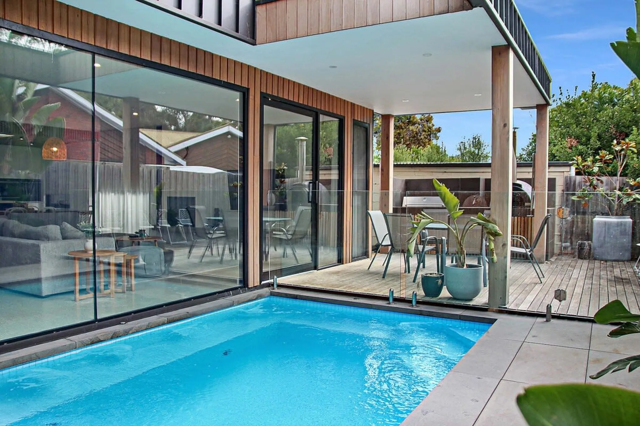 View of hotel swimming pool